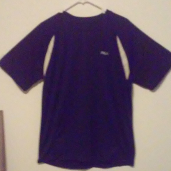 Black Fila T Shirt 100 Polyester - Picture 1 of 5